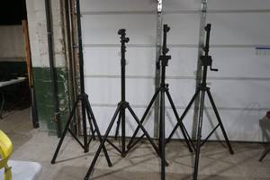 DJ adjustable cranking light stands