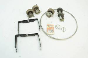 casters, light brackets, steel wire, glass fuses and lock pins