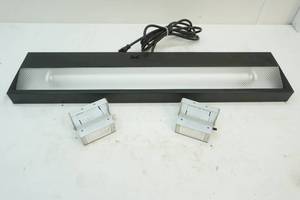 fluorescent light and battery powered strobe lights