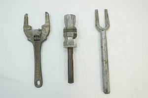 specialty tools including K-D Tools pickle fork, and Covers Co. Lock Nut wrench