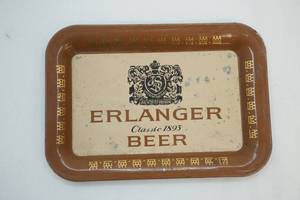 vintage Erlanger Beer tip tray