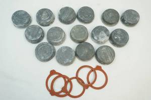 vintage zinc canning lids and rings