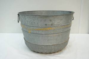 galvanized bucket