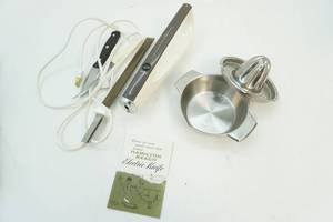 Hamilton Beach electric knife and stainless steel juicer