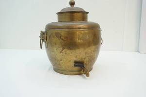 Brass tea pitcher