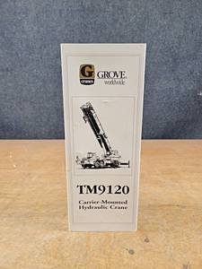 lot 149 image: Grove Crane TM9120 Carrier Mounted Hydraulic Crane Diecast Model - NZG 150 Scale Model