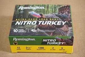lot 91 image: 10 Remington Nitro Turkey 12 Gauge 3 5 Shot Shotshells