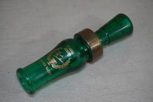 lot 100 image: Vintage Buck Gardner Classic Series Double Nasty Duck Call - Brass Hand Band