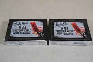 lot 138 image: Lucky Shot 12 Ga Shotgun Shell Shot Glasses