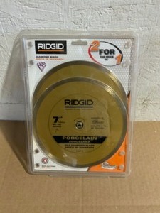RIDGID 7 in. Tile Diamond Blade (2-Pack) See Pictures