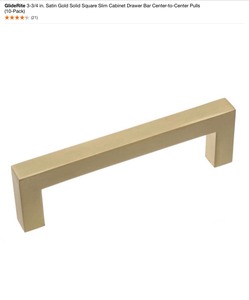 Gliderite & Franklin Brass Cabinet Drawer Bar pulls See Pictures