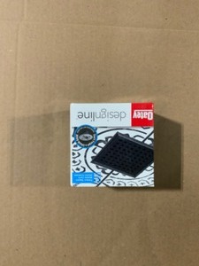 Oatey DS32040 Designline 4 x 4 Square Drain Stainless Steel Black See Pictures