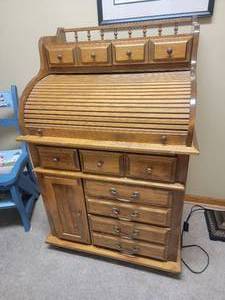 Vintage Roll Top Desk