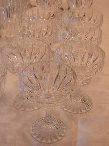 Mikasa Park Lane Crystal Glassware Service