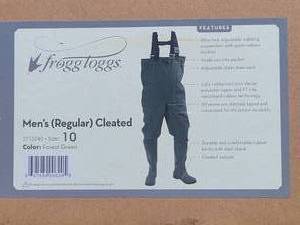 Mens Cleated Fishing Waders by Frogg Toggs (Size 10)
