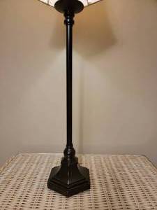 Dark Bronze Candlestick Lamp, b