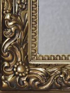 Ornate Gold Gilt Resin Wall Mirror