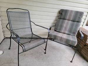 Iron Patio Arm Chairs