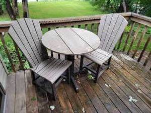By The Yard Outdoor Patio Caf Table and Chairs