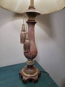 Ribbed Candlestick Lamp, a