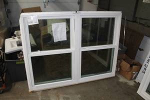 Lindsay Window & Door Double Slider Window 63-18x47-38 (Brand New  Never Installed)