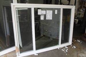 Lindsay Window & Door Single 3 Lite Slider 14-12-14 Window 78-14x56-12 (Brand New  Never Installed)