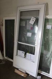 ProVia Model 389 Self-Storing with Half Lite CMR Deluxe Series Storm Door 36x80