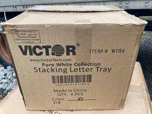 White Letter Trays