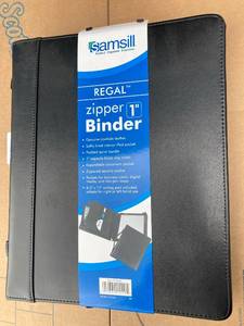 Leather Zipper Binders