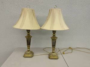 lot 29 image: Matching Lamps