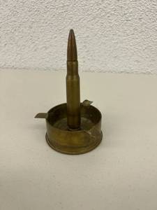 lot 48 image: Trench Art Ashtray - 1943