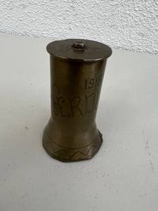 lot 55 image: Trench Art - Bell 1918 France