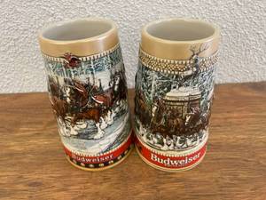 lot 86 image: Budweiser Steins