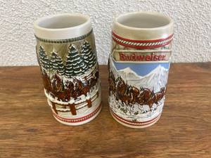 lot 89 image: Budweiser Steins