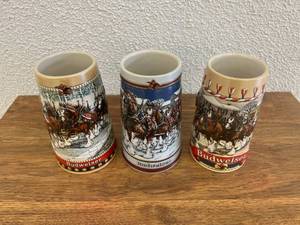 lot 92 image: Budweiser Steins