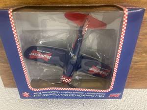 lot 144 image: Budweiser F4U-1 Corsair Airplane Metal Bank