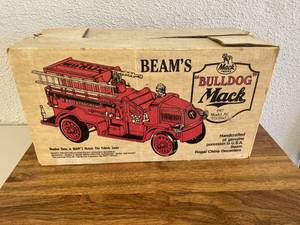 lot 198 image: Mach Trucks Bulldog Mack 1917 AC Firetruck Beams Decanter