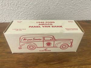 lot 227 image: Amoco 1940 Ford Panel Van Bank