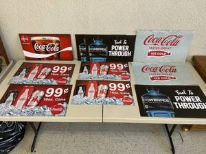 lot 342 image: Coke Advertising Material