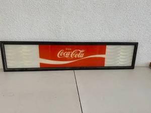 lot 346 image: Coca-Cola Cooler Topper Sign