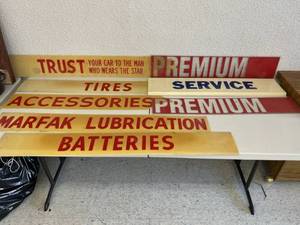 lot 347 image: Service Station Signs