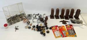 lot 65 image: Large Goup Of Misc. Garage Items Including Vintage Wooden Items And More