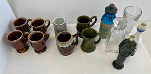 lot 77 image: Group Of Misc. Pottery Mugs And More