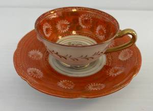lot 90 image: Antique Trimont China Made In Occupied Japan Cup And Saucer