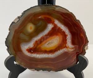lot 111 image: Vintage Polished Rock Specimen 6 x 5 34