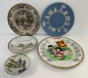 lot 112 image: Group Of Misc. Plates Including Wedgewood And More