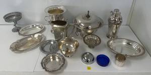 lot 117 image: Large Group Of Vintage Silver Plate Including Reed & Barton And More