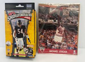 2003 NFL Showdown Game NIB And Michael Jordon&nbsp 8 x 10 Photo