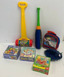 Group Of Misc. Vintage Toys And Puzzles
