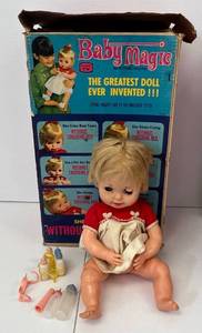 Vintage Baby Magic Battery Operated Doll With Original Box (Untested)